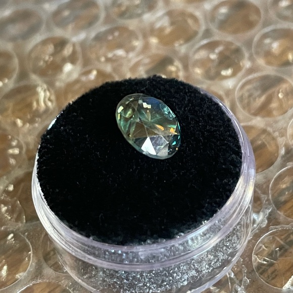 3.60CTW Genuine Natural Greenish-Blue Diamond SI3/Fancy • RETAIL $14,527USD - Picture 4 of 9
